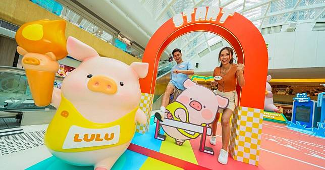 「MOSTown新港城中心 X LuLu the Piggy MOST-OLYMPIGS金牌運動『豚』」（圖片由相關機構提供）