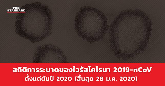 สถิติการระบาดของไวรัสโคโรนา 2019-nCoV ตั้งแต่ต้นปี 2020 (สิ้นสุด 28 ม.ค. 2020)