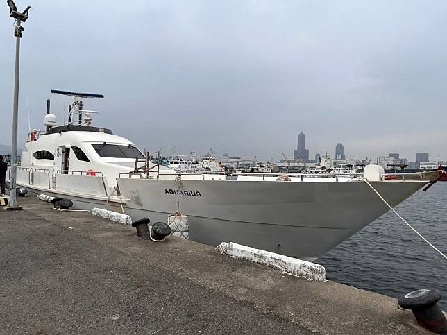 「AQUARIUS 1」遊艇由執行署高雄分署以2,909萬元拍出。（記者蔣謙正翻攝）