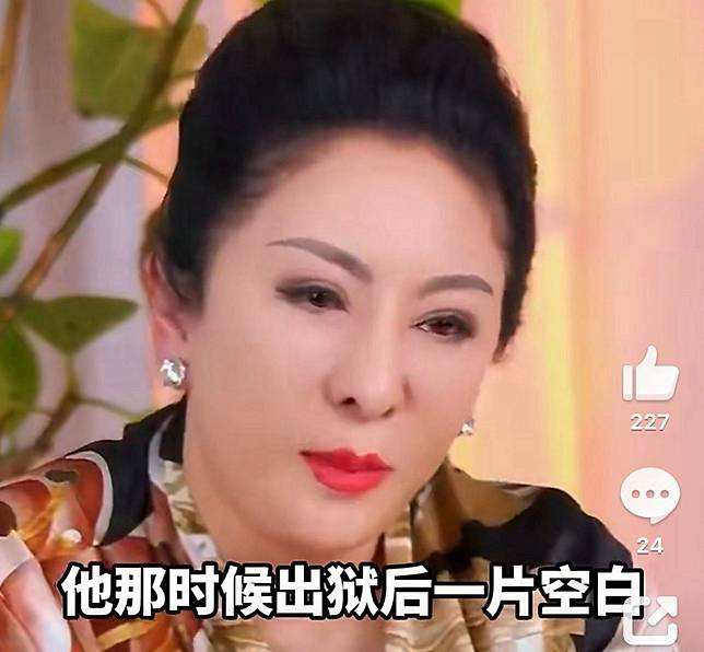 向太重提古天樂坐牢一事。翻攝自微博