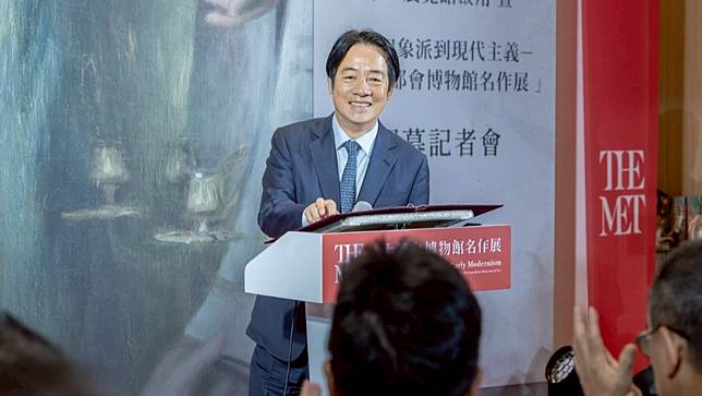 總統賴清德，總統府提供。