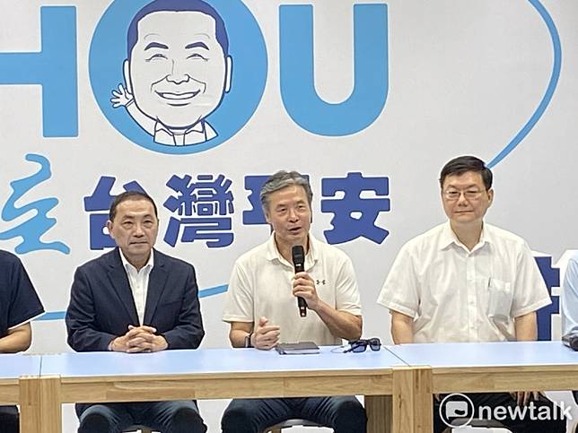 侯友宜在選戰初期表現荒腔走板後，由金溥聰操盤侯友宜競選團隊。 圖：林昀真/攝（資料照）