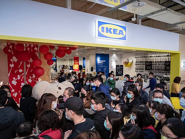 IKEA全球首間店中店，在嘉義市盛大開幕，吸引上千民眾爭先開箱嘗鮮！（圖：IKEA提供）