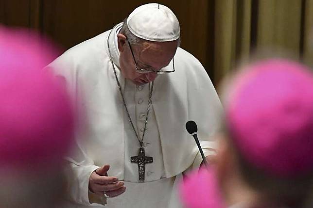 2019年2月21日，教宗方濟各（Pope Francis）召開防範教士性侵高峰會（AP）