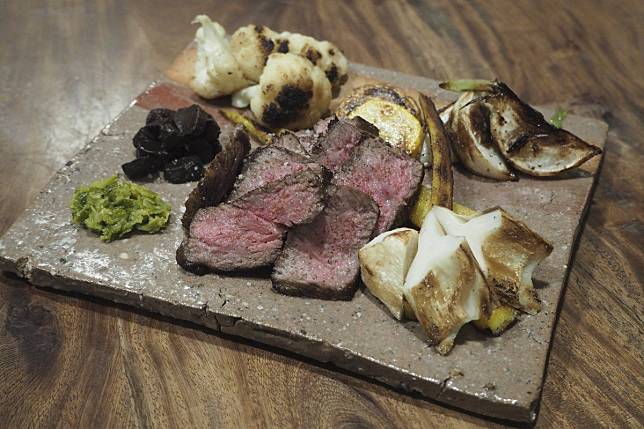 Roast rump of Ishigaki beef at Penguin Shokudo restaurant in Ishigaki, Japan. Photo: Janice Leung Hayes