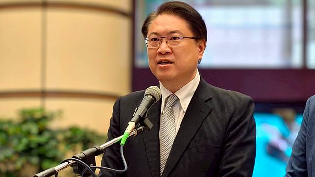 民進黨秘書長林右昌出席全代會。陳祖傑攝