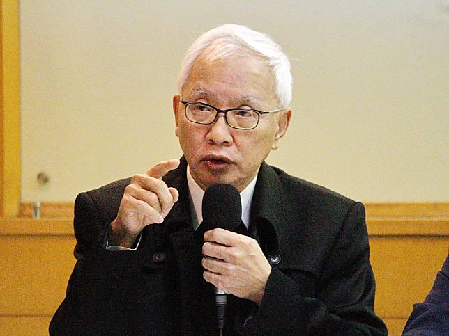 亞太和平研究基金會執行長董立文表示，過去10年國民黨跟中共交流的結果是軍艦、軍機侵擾台灣的規模愈來愈大 (央廣記者王照坤 攝)