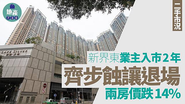 新界東業主入市2年 齊步蝕讓退場 兩房價跌14%｜二手市況