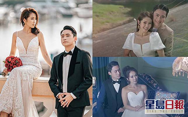 女子組合Super Girls成員蔡明思(Jessica)結婚一周年，與老公Steven「夫妻檔」再拍婚紗廣告。