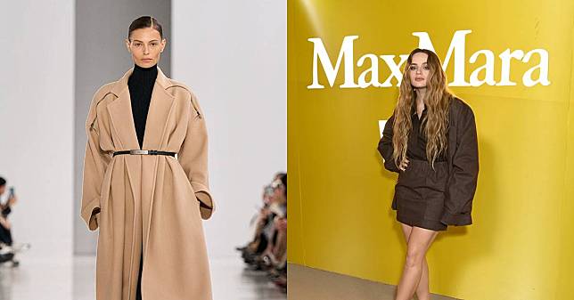 義大利低奢品牌Max Mara 2025春夏融入數學概念，打造三角廓形，跨領域支持WIF女性電影人組織