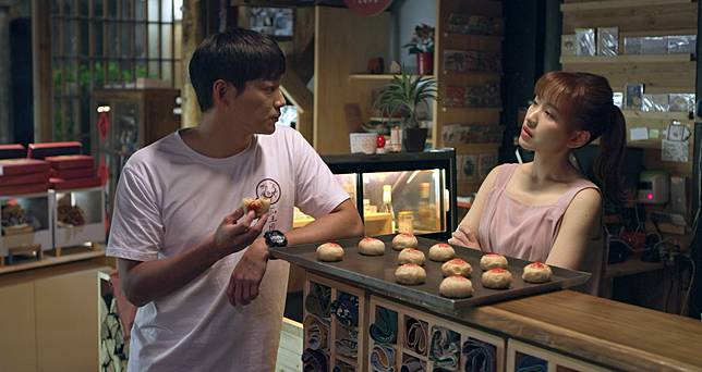 劇中「芊月齋」的明星商品-帝君蔥明餅(圖片提供/LINE TV)