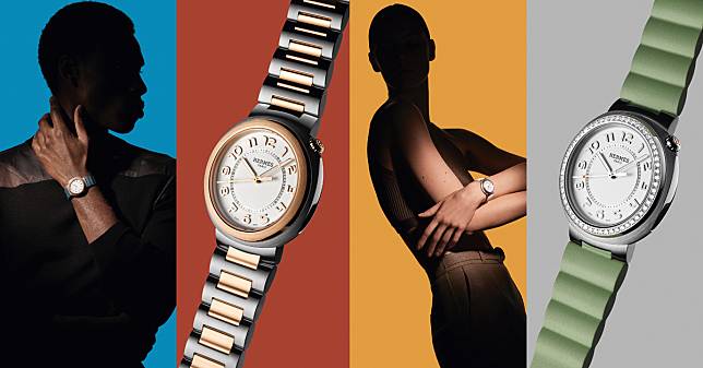 正裝、運動風一次Get！愛馬仕2024全新「Cut」中性腕錶系列：玩轉圓形設計、速換錶帶搭穿著、男女皆可戴