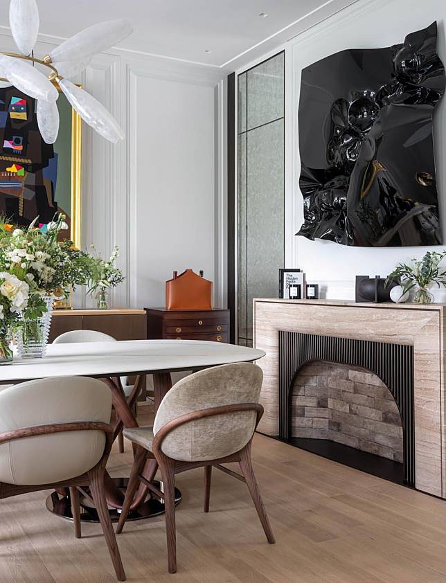 A 2,700 sq.ft., three-storey villa in Deep Water Bay Road Turns the Home to Art Gallery