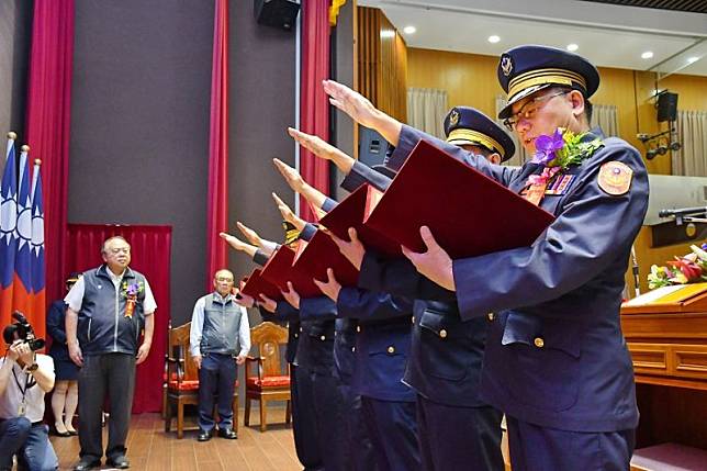 台中市警察局卸、新任分局長、大隊長聯合布達交接典禮