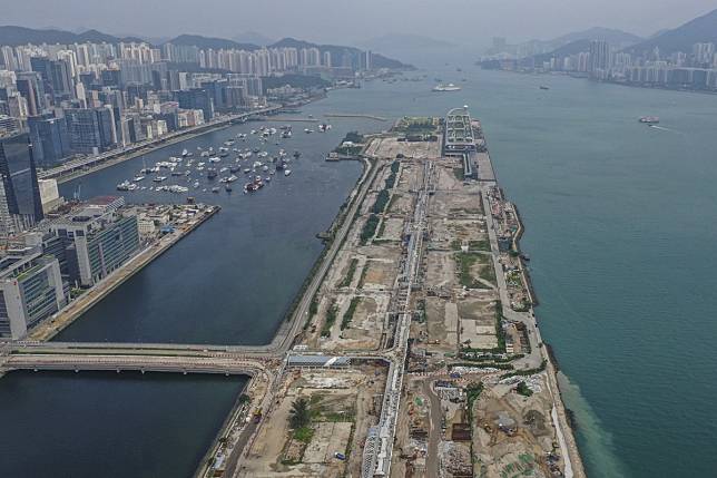 Area 4C Site 4, located near Hong Kong’s cruise terminal, offers full views of Victoria Harbour. Photo: Winson Wong