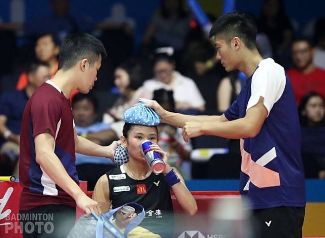印尼女單四強賽，世界球后戴資穎坦言身體不適。(BadmintonPhoto提供)