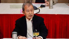 東海法律系退休教授林騰鷂出席立法院「總統彈劾案全院委員會公聽會。廖瑞祥攝