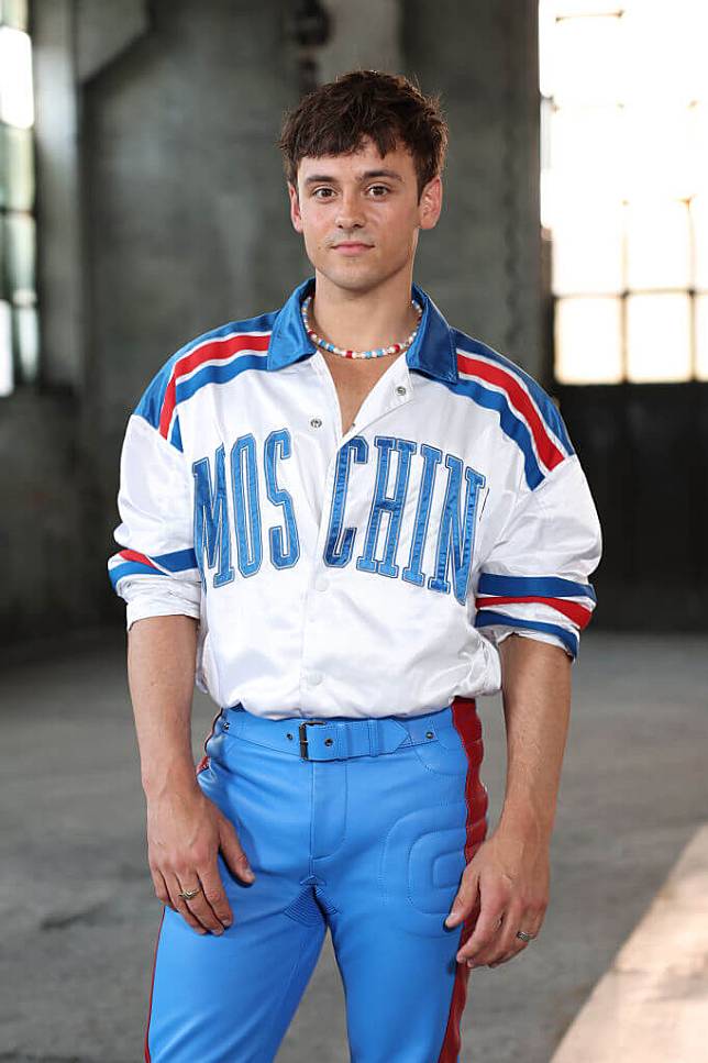 TOM DALEY IN MOSCHINO