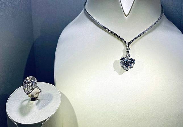 Tiffany百億珠寶展登台！秀最貴20克拉心型鑽石項鍊近2億