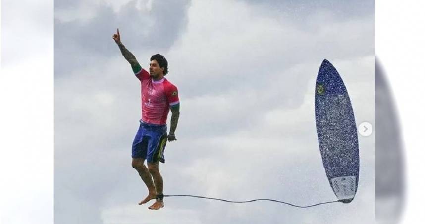 La “photo suspendue en l’air” du dieu brésilien du surf aux Jeux olympiques de Paris est devenue virale en ligne alors que Medina a battu le score le plus élevé de l’histoire olympique CTWANT LINE AUJOURD’HUI |