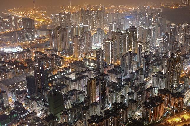 A general view of Sham Shui Po district by night. Photo: Martin Chan