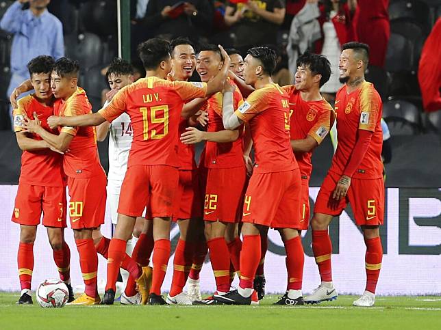 中國隊連續兩場於分組賽勝出。（美聯社）