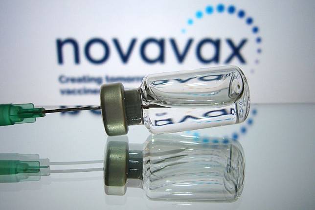 Novavax 諾瓦瓦克斯疫苗示意