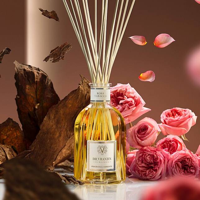 寬庭美學發表引進品牌，來自義大利的「翡冷翠香氛DR. VRANJES FIRENZE」2022年全新香味-玫瑰菸草Rosa Tabacco。