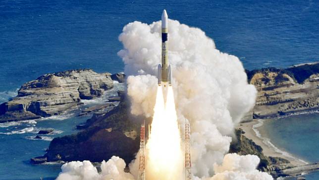 日本H2A運載火箭48號上搭載了衛星「光學8號機」，1月12日自種子島宇宙中心發射。路透社