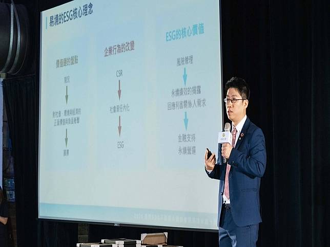 易境永續顧問執行長何宗翰指出，ESG已成為企業面對新興風險與供應鏈重塑成本中不可或缺的關鍵因素，其中建築與不動產更是影響企業ESG表現的重要基石。（圖：易境永續設計顧問有限公司提供）