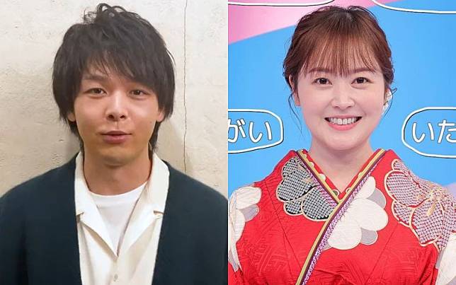 ▲中村倫也（左）跟主播水卜麻美宣布結婚。（圖／中村倫也、水卜麻美Twitter、IG）