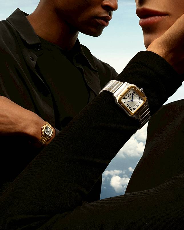 全新尺寸Santos de Cartier。