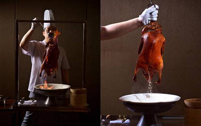 神旺推「火焰瀨尿燒鵝」！一鵝四吃、主廚桌邊片鵝，吃貨快衝！
