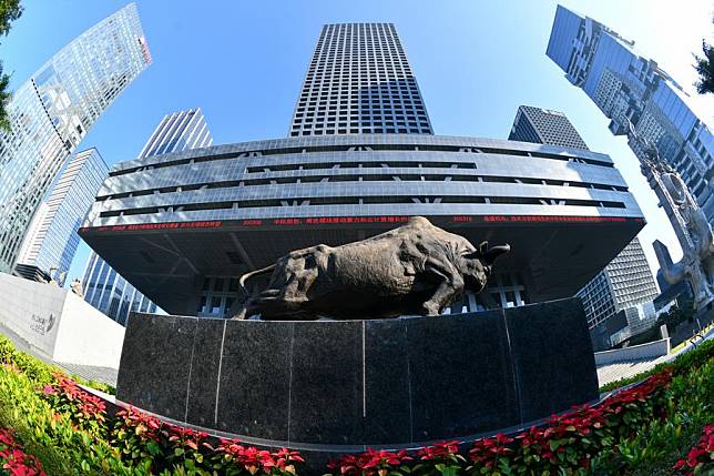 This file photo shows the Shenzhen Stock Exchange in Shenzhen, south China's Guangdong Province. (Xinhua/Liang Xu)