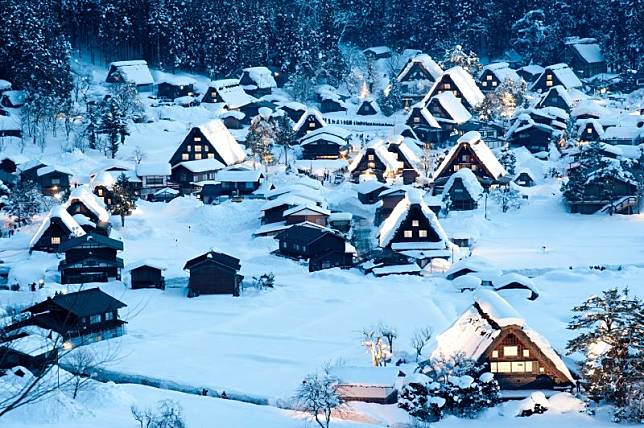日本岐阜縣白川鄉的合掌村一直都是民眾冬季去日本追雪人氣景點之一