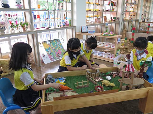 五結幼兒園增設多元空間教室讓小朋友快樂學習。（五結鄉公所提供）