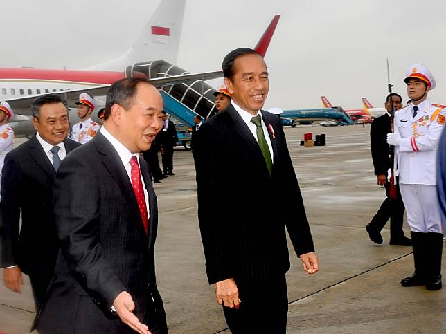 印尼總統佐科威訪問越南。(圖：Joko Widodo臉書)