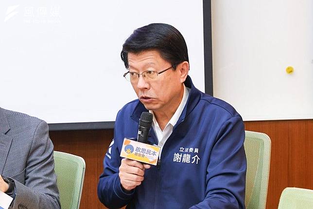 國民黨立委謝龍介（見圖）9日在節目中談及檢察官與吳乃仁餐敘一事。（資料照，顏麟宇攝）