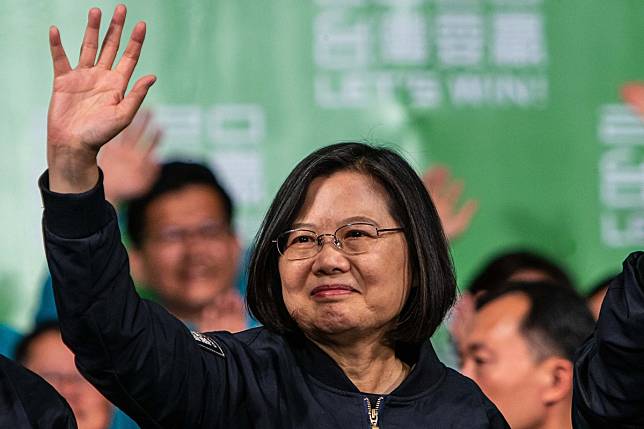 Tsai Ing-wen won a landslide victory over a pro-mainland candidate. Photo: DPA