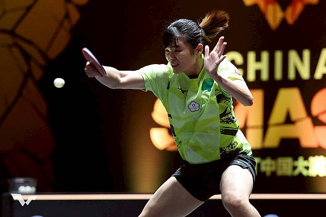 李昱諄。（資料照，取自World Table Tennis，WTT中國大滿貫賽）