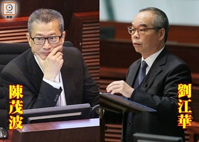 陳茂波(左)和劉江華(右)都曾經做過立法會議員。