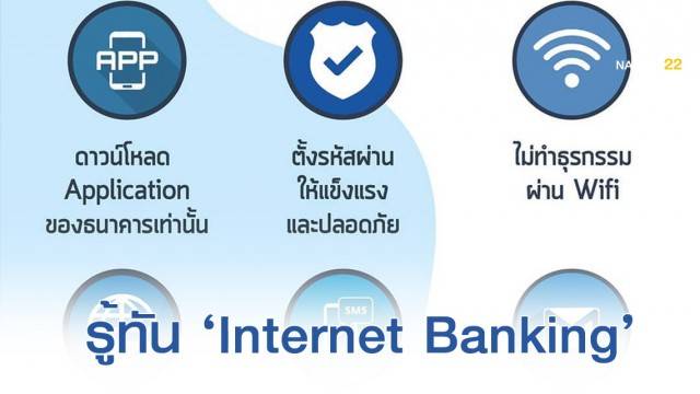 รู้ทัน‘Internet Banking’ อย่างปลอดภัย