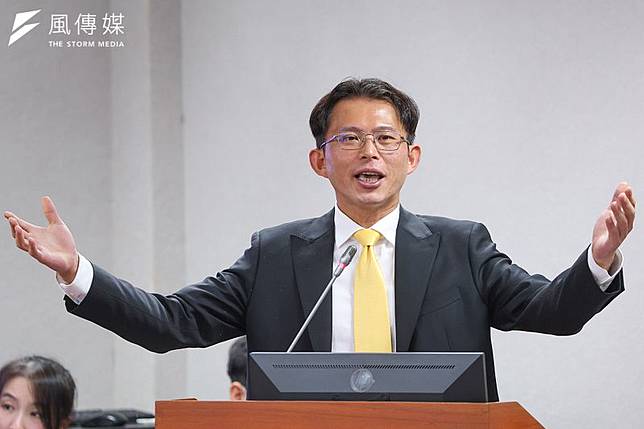 民眾黨主席黃國昌今（18）日表示，總統府發言人在竟然還敢提到柯文哲，讓他非常的震驚。（顏麟宇攝）