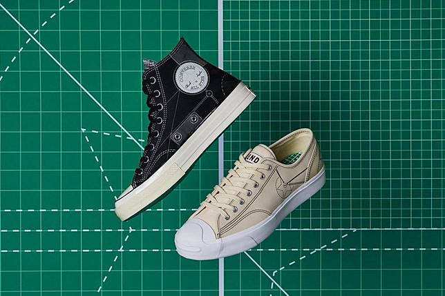 年終END. Clothing x Converse Jack Purcell & Chuck 70Hi 「Blueprint」Pack