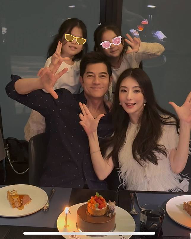 城城經常分享與方媛及兩名女兒的照片，十分幸福。（圖/Instagram@aaronkwokxx）