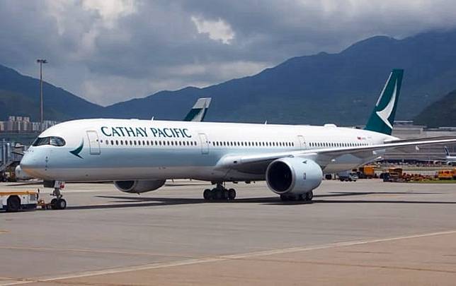 國泰航空班機。(示意圖) 圖 : 翻攝自21世紀經濟報導