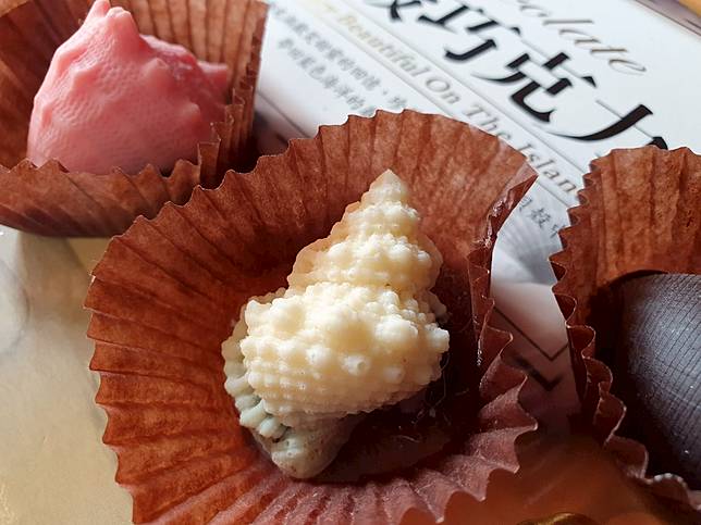 「不倒翁貝殼巧克力」讓你把澎湖滿滿幸福回憶帶回家(圖片提供／IG@jiaying.zhu)