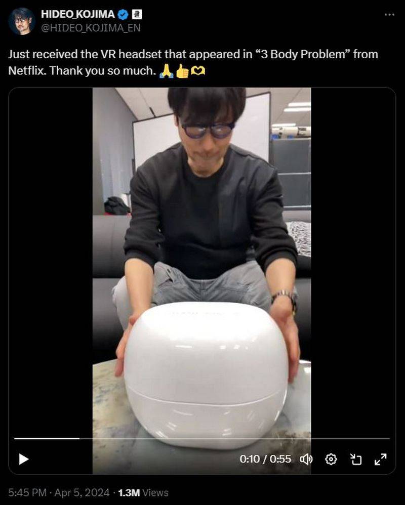 Discover the Mysterious VR Headset from Netflix’s “3 Body Problem” with Hideo Kojima