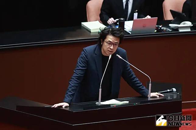 ▲民進黨立委沈伯洋。（圖／記者葉政勳攝 , 2025.02.11）