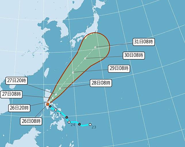 （圖／氣象署網頁）